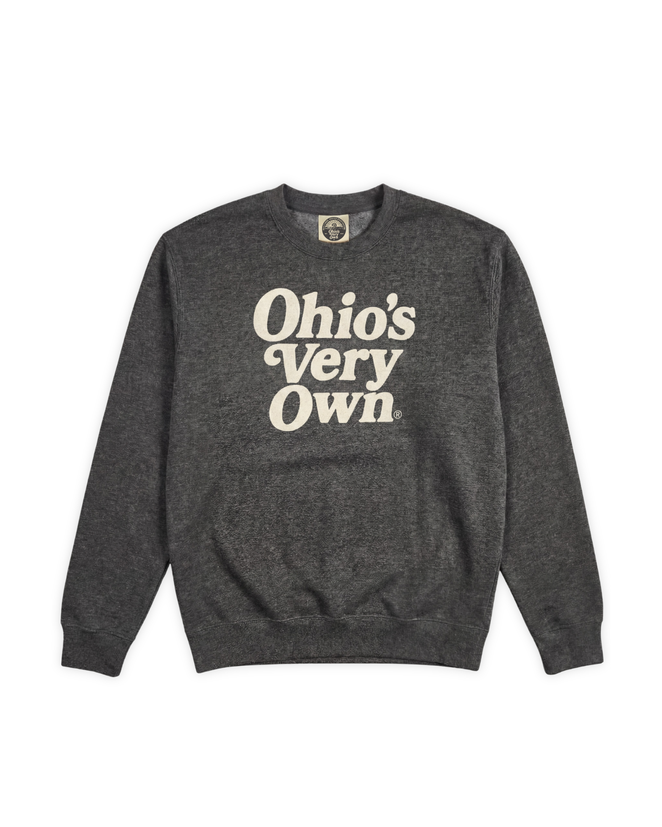 THE SIGNATURE CREWNECK Charcoal Heather / Oatmeal Heather
